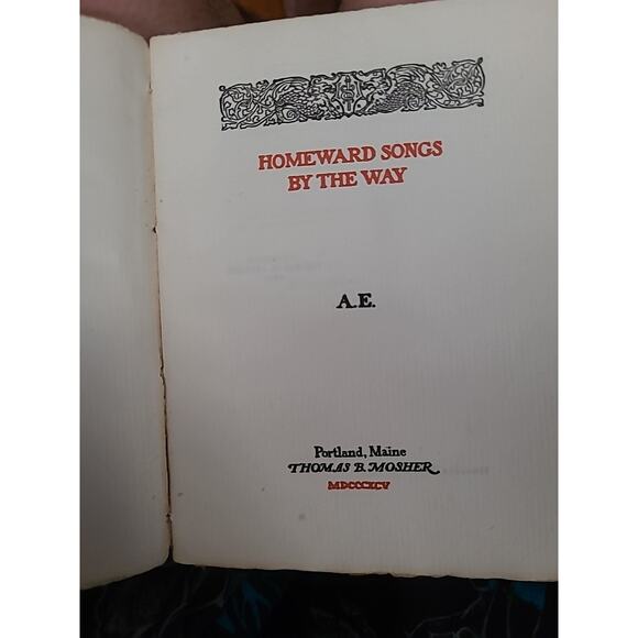 HOMEWARD SONGS BY THE WAY A.e. 1895 925 Copies Made - Picture 4 of 6